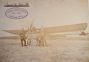Gottlieb und Wilhelm Rost und ihr Flugapparat