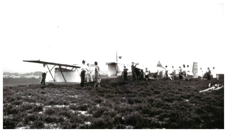 Flugzeuge der Fluggemeinschaft am Start
