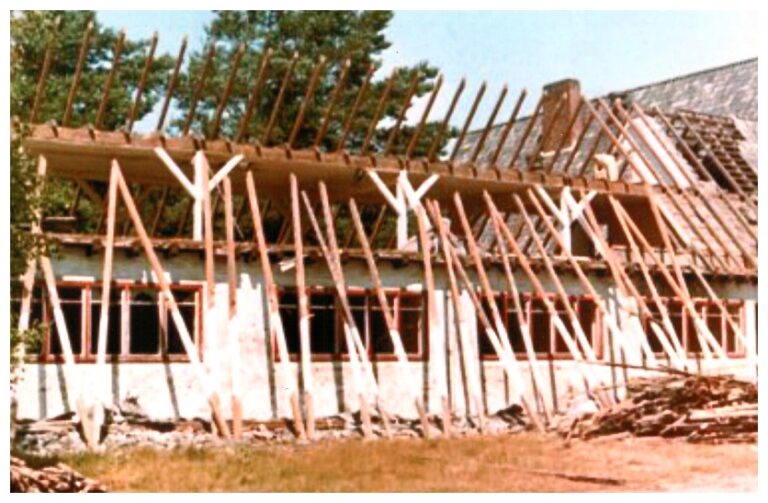 Abriss des Hauptgebäudes 1968